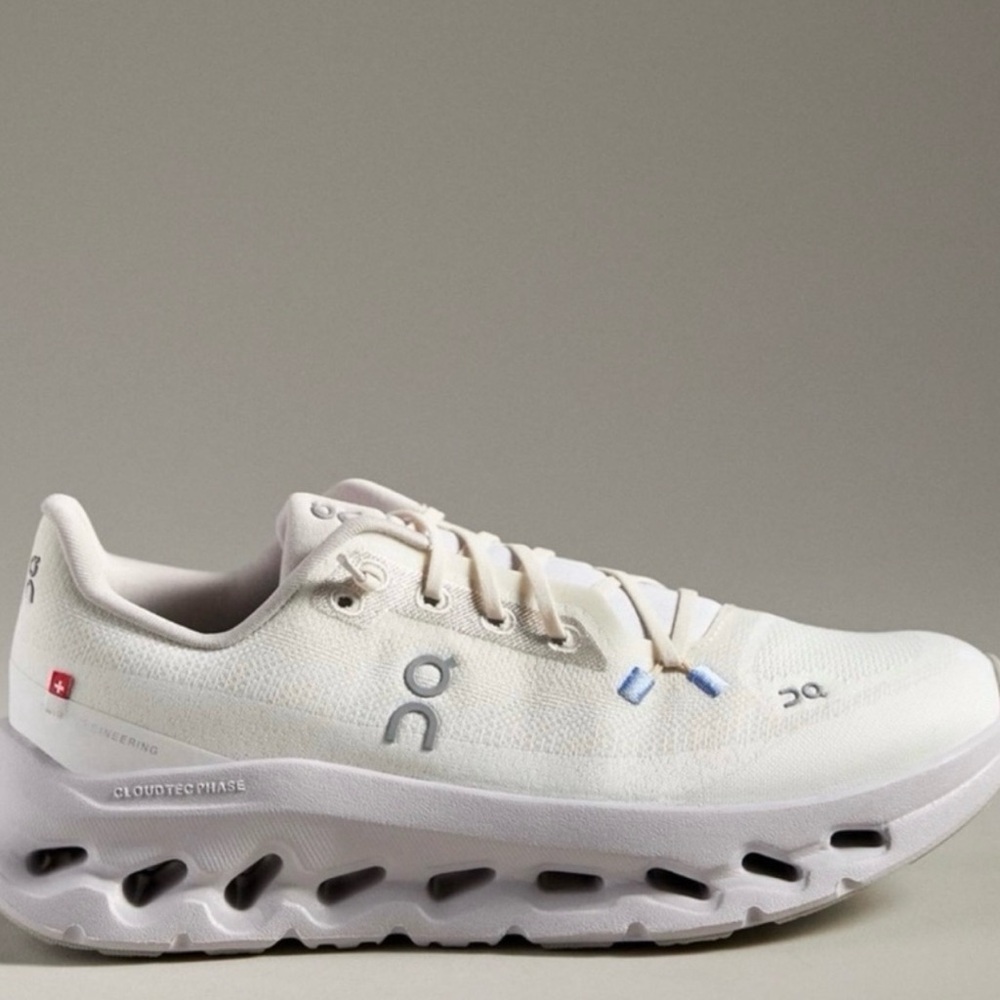 On Running Women’s White and Blue Athletic Shoes